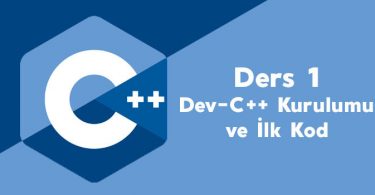 C++ Giriş - Yazılım Öğrenmek